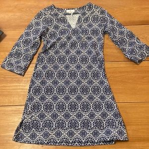 Jude Connally blue and white dress, size XS.